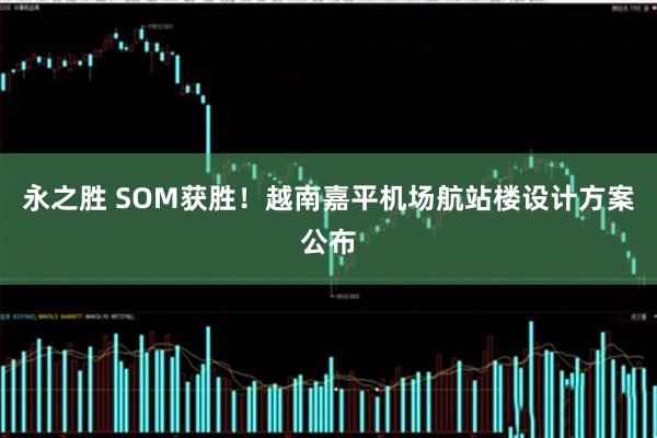 永之胜 SOM获胜！越南嘉平机场航站楼设计方案公布